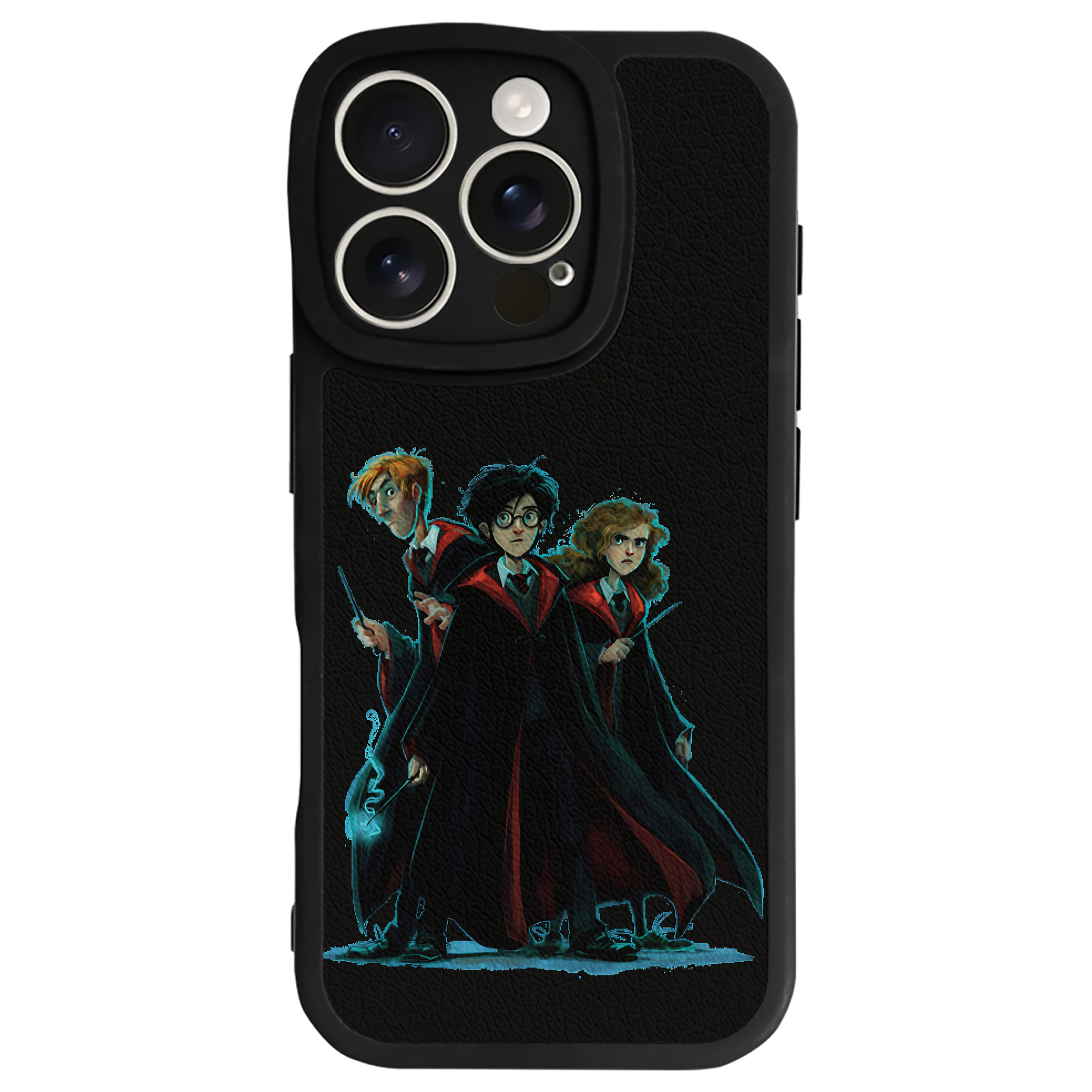 （画像用） Harry Potter ハリー・ポッターシリーズ 【iPhone 16シリーズ対応】シリコンスマホケース（レザー調） 材質：シリコン